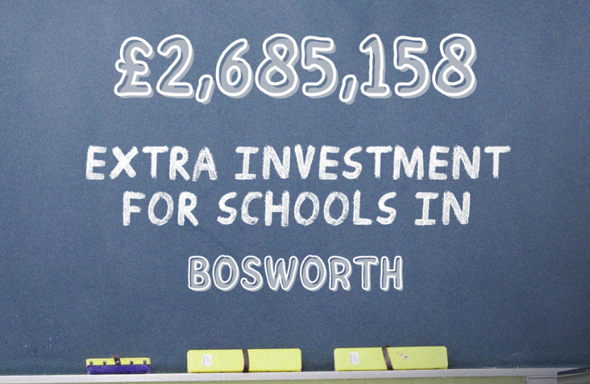 £2.6m for Bosworth schools