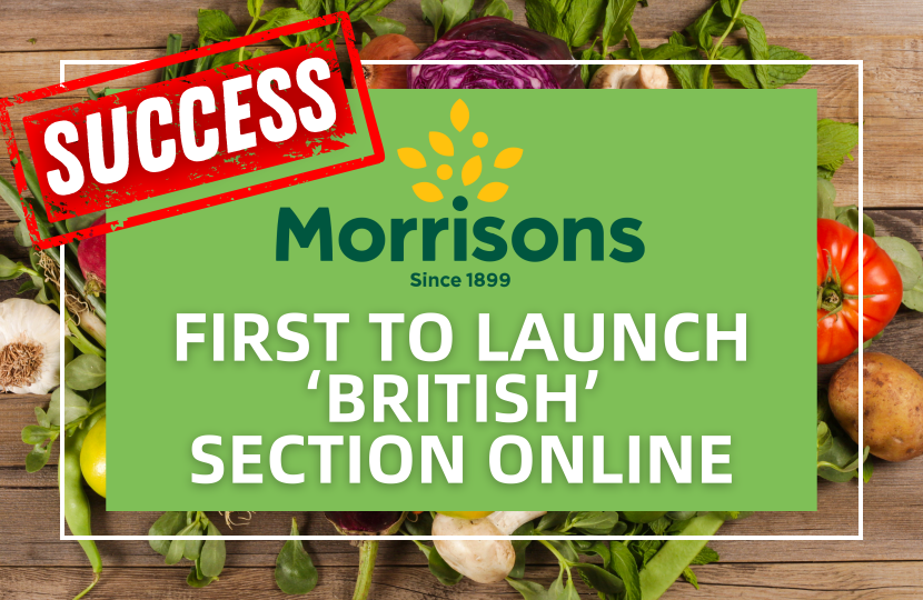 Morrisons support 'Buy British' campaign