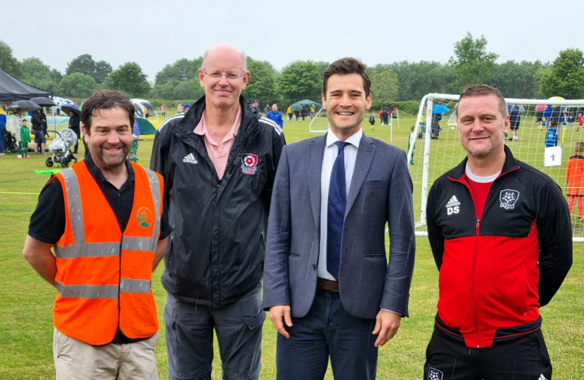 Luke at Market Bosworth Football club