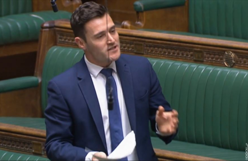 Dr Luke Evans MP in Parliament