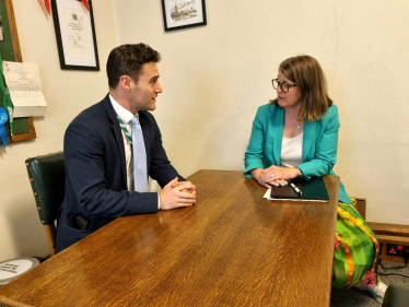 Luke and Planning Minister Rachel Maclean