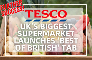 Tesco Best of British section